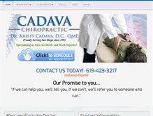 Tablet Screenshot of drcadava.com